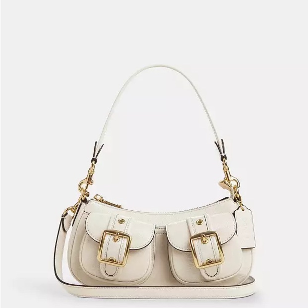 NWT Coach Ashton Bag - Cream and Gold Shoulder Bag